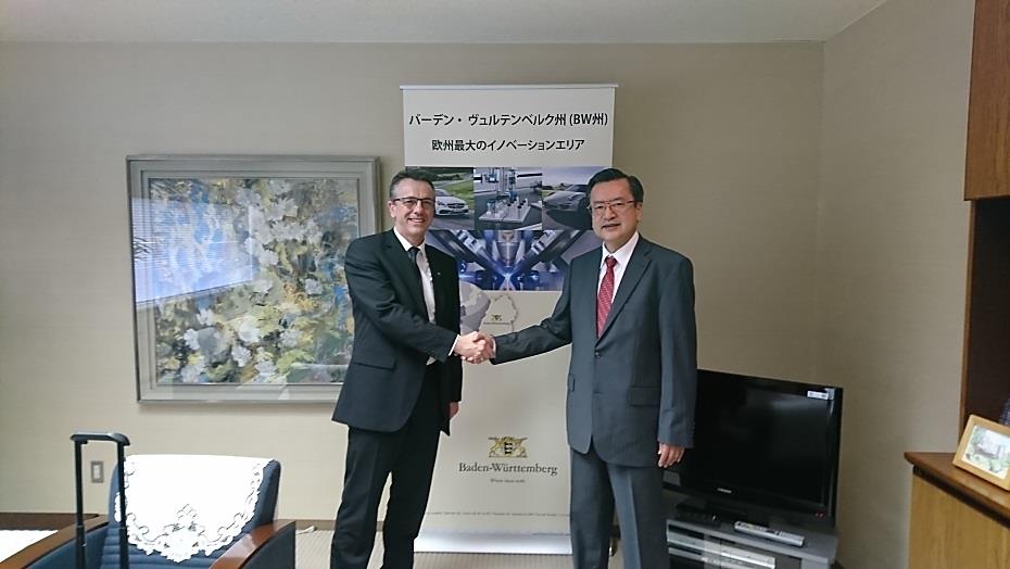 Mr. Peter Schupp, Managing Director, School of Management and Technology of Steinbeis University visited Kanagawa Science Park