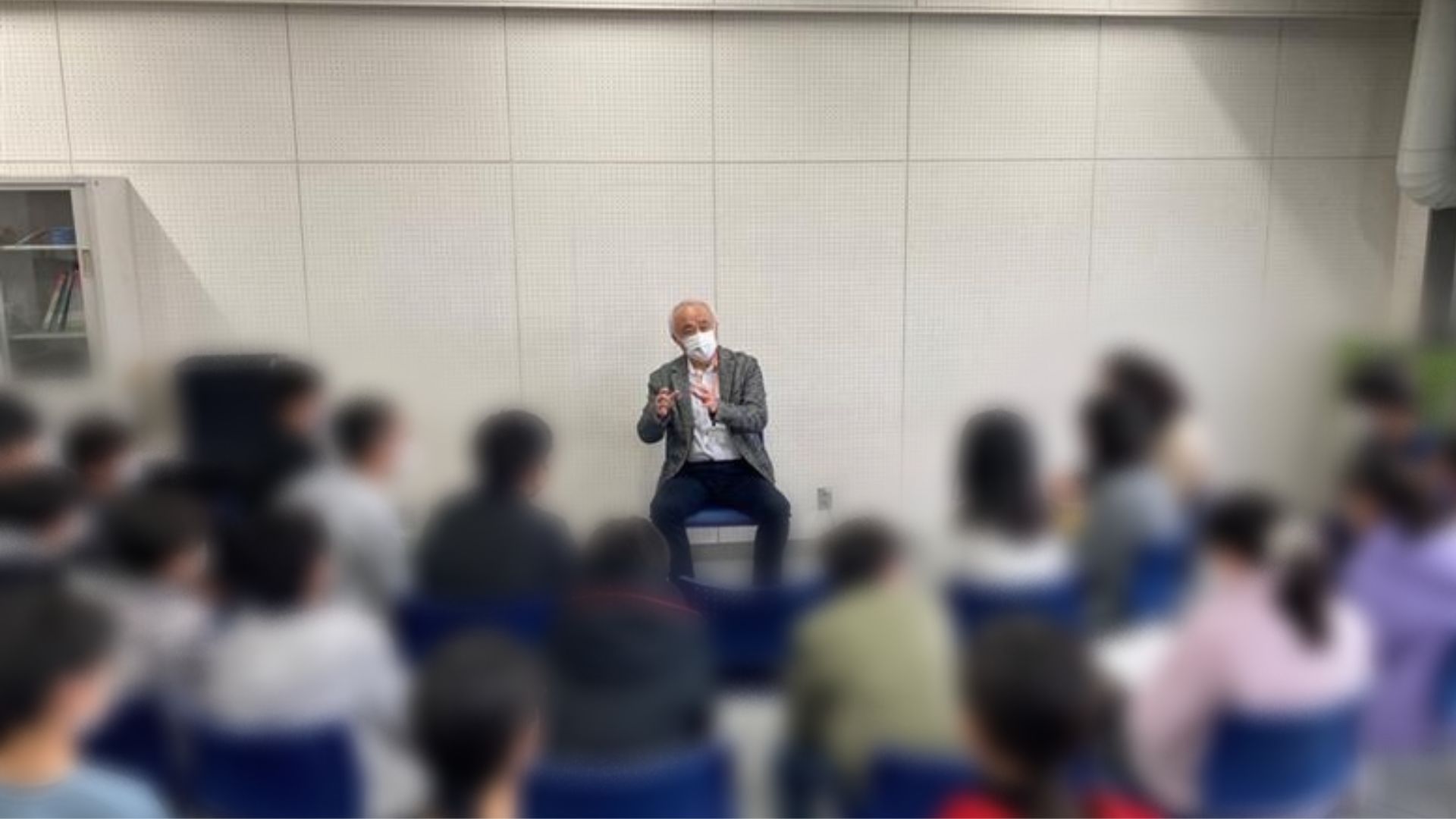 弊社社長 窪田規一が近隣の小学生の皆さんと対話 交流しました